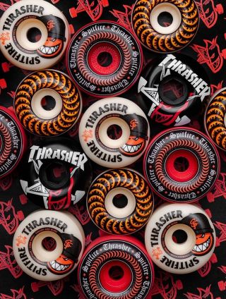 Ak hľadáš špeciálny Vianočný darček pre skatera 🛹🎁 Tak s kolieskami Spitfire x Thrasher budeš za hviezdu pod stromčekom 🔥🎄...